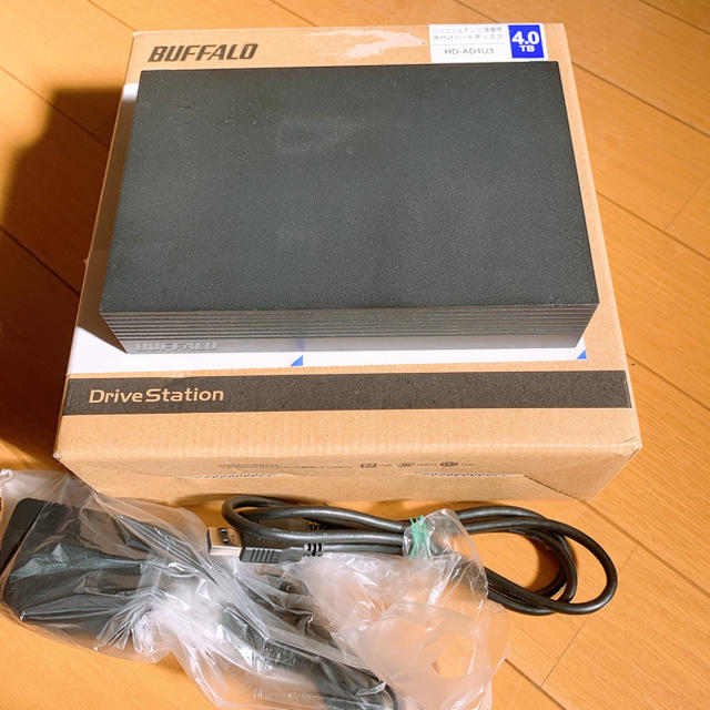 Buffalo(バッファロー)のHDD 外付け バッファロー 4TB スマホ/家電/カメラのテレビ/映像機器(テレビ)の商品写真