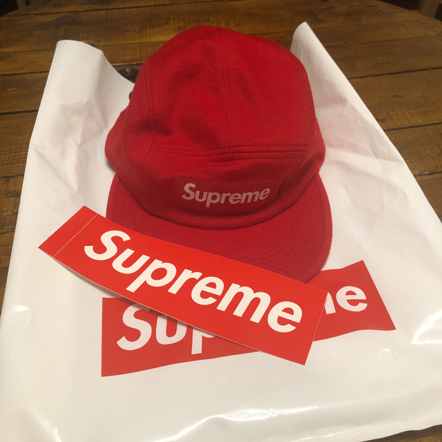 メンズsupreme シュプリーム　ウールキャップ