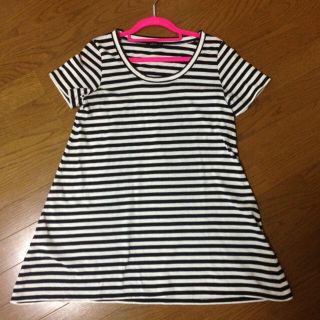 コムサイズム(COMME CA ISM)のコムサ ボーダー半袖Ｔシャツ Ｆサイズ(Tシャツ(半袖/袖なし))