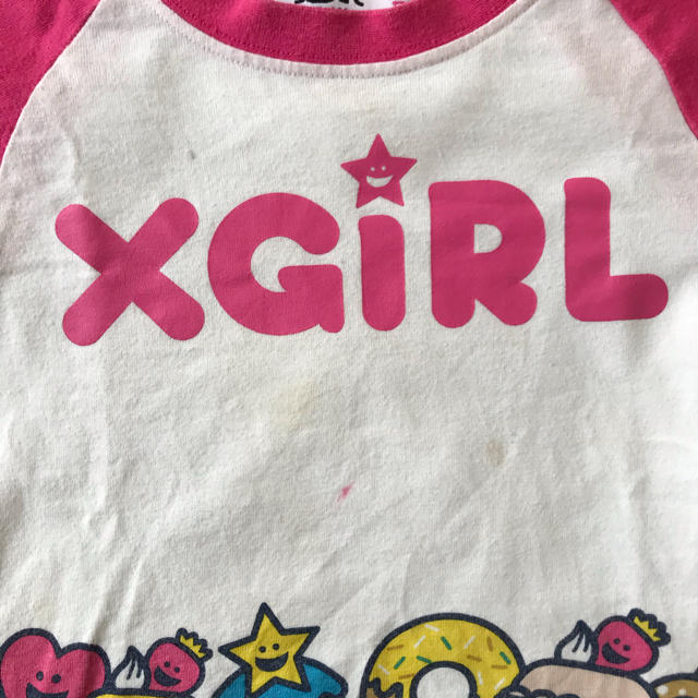 X-girl Stages(エックスガールステージス)のx-girlstages キッズ/ベビー/マタニティのキッズ服女の子用(90cm~)(Tシャツ/カットソー)の商品写真