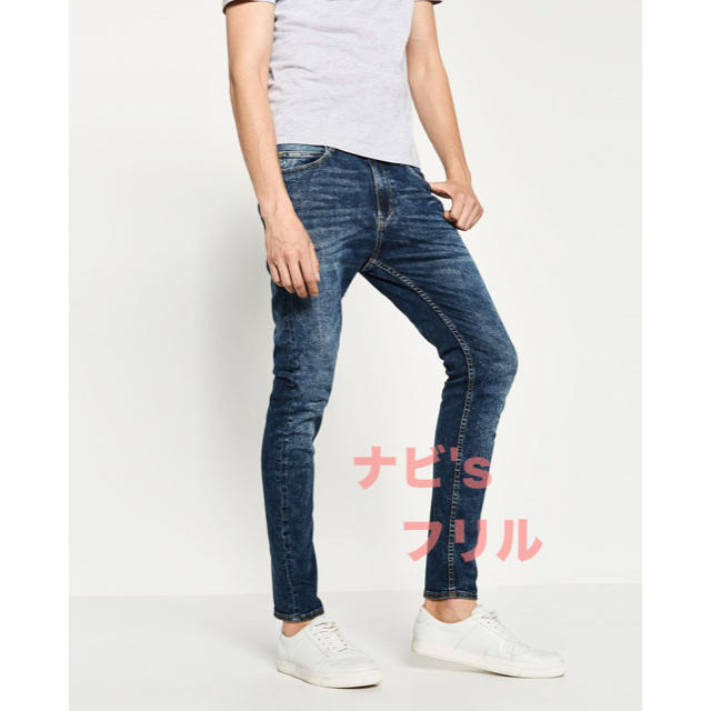 完売 ZARA MAN スーパー ストレッチ スキニー デニム 38 30