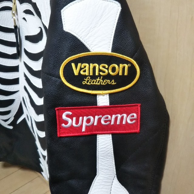 Supreme(シュプリーム)のSupreme 17AW Vanson Leather Bones Jacket メンズのジャケット/アウター(レザージャケット)の商品写真