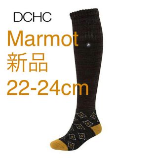 マーモット(MARMOT)の【新品】マーモット 四角友里コラボのロングセラーアイテム、ニーハイソックス(登山用品)