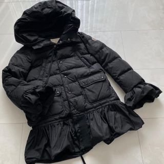 モンクレール(MONCLER)のカール様専用★モンクレール★00 serre フリル　ダウン  コート★ブラック(ダウンコート)