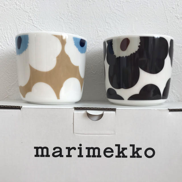 marimekko(マリメッコ)のマリメッコ ウニッコ   ラテマグ  2個セット 新品未使用 キッズ/ベビー/マタニティの授乳/お食事用品(マグカップ)の商品写真