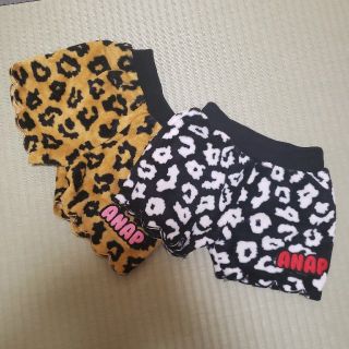 アナップキッズ(ANAP Kids)のANAPキッズ　ヒョウ柄ショートパンツ　120 110(パンツ/スパッツ)