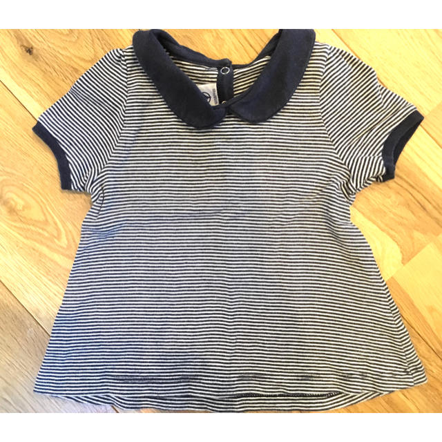 PETIT BATEAU(プチバトー)のTシャツ　女の子　プチバトー キッズ/ベビー/マタニティのベビー服(~85cm)(Ｔシャツ)の商品写真