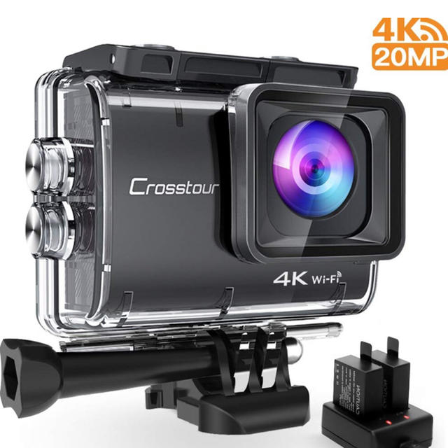 【4K/30FPS】TOPVISION アクションカメラ 4K 2000万画素 ビデオカメラ