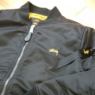 ステューシー(STUSSY)のSTUSSY ×ALPHA 35周年記念 MA-1 Ｍ(フライトジャケット)