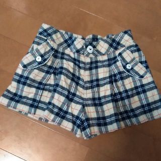 ショートパンツ　チェック柄　女の子(ショートパンツ)