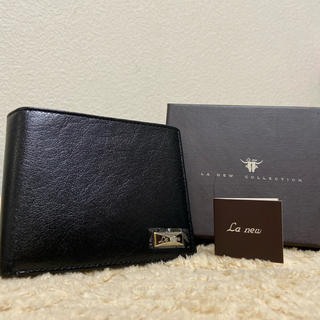 【新品・未使用】2つ折 財布 (札/カード入れ) La New ラニュー(折り財布)