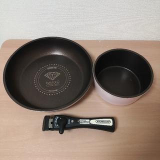 アイリスオーヤマ　鍋、フライパンセット　IH対応(鍋/フライパン)