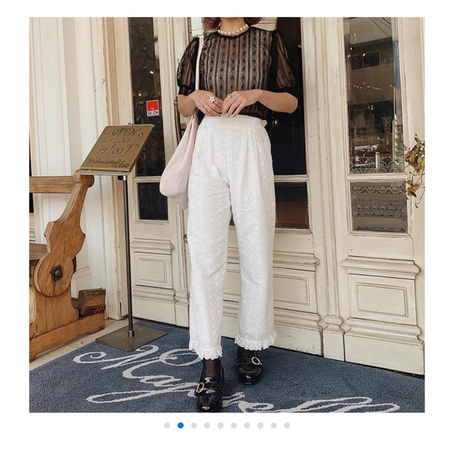 treat urself ribbon cotton lace pantsの通販 by ラノ's shop｜ラクマ