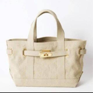 ドゥーズィエムクラス(DEUXIEME CLASSE)のSITA PARANTICA CANVAS TOTE MINI BAG◆ベージュ(トートバッグ)