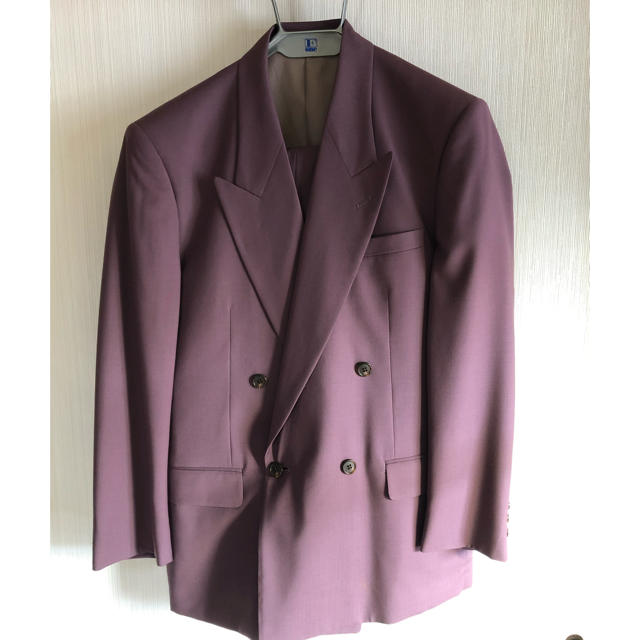 パープル　スーツ　ダブル　紫 | フリマアプリ ラクマ