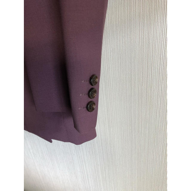 パープル　スーツ　ダブル　紫