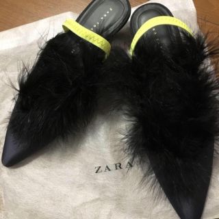 ザラ(ZARA)のZARA ファーミュール 36(ミュール)