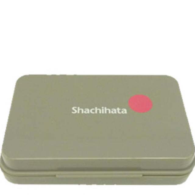 Shachihata(シャチハタ)のシャチハタ❤️スタンプ台【別注 牡丹(ピンク)】中形 インテリア/住まい/日用品の文房具(印鑑/スタンプ/朱肉)の商品写真