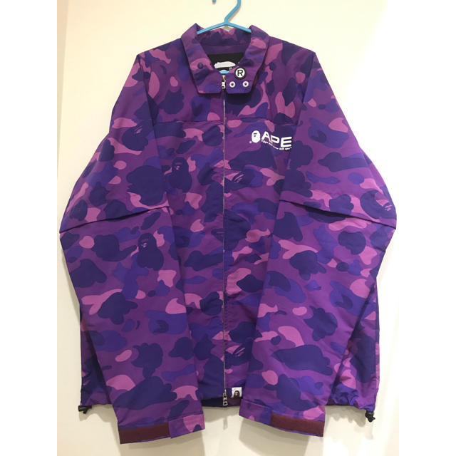 シャークパーカーAPE パープルカモ　紫迷彩　ジャケット