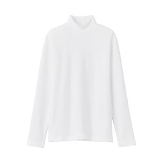 ムジルシリョウヒン(MUJI (無印良品))の【新品】無印良品 ストレッチフライス編みハイネックTシャツ(Tシャツ(長袖/七分))