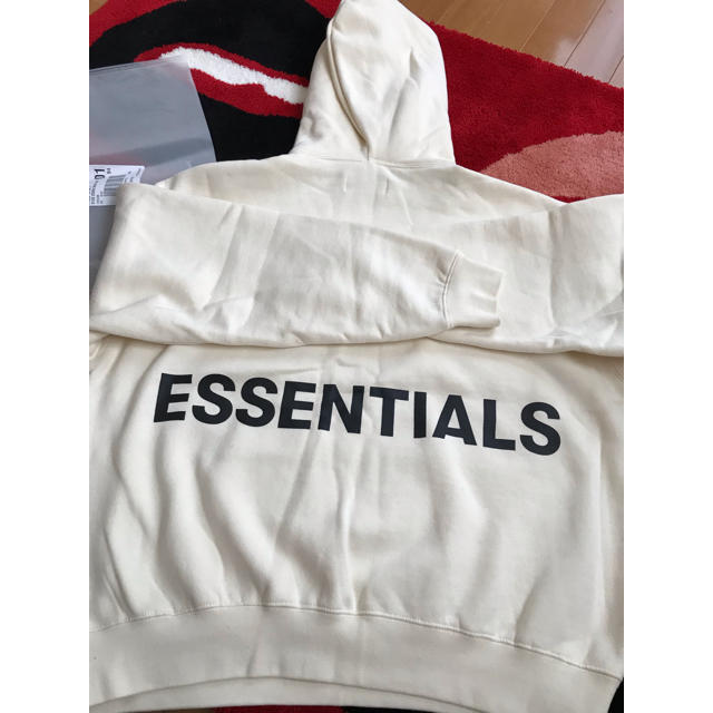 FEAR OF GOD(フィアオブゴッド)のFOG ESSENTIALS セットアップ クリーム パンツ パーカー s xs メンズのトップス(スウェット)の商品写真