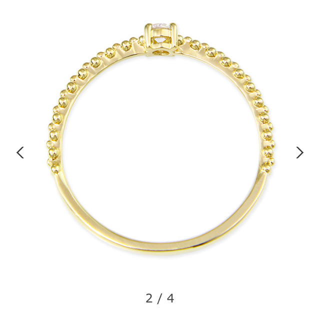 JEWELRY TSUTSUMI(ジュエリーツツミ)のイエローゴールドダイヤモンドリング　10号 レディースのアクセサリー(リング(指輪))の商品写真