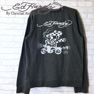 エドハーディー(Ed Hardy)の【Ed Hardy】エドハーディトレーナー カットソー スウェット/Lサイズ(スウェット)