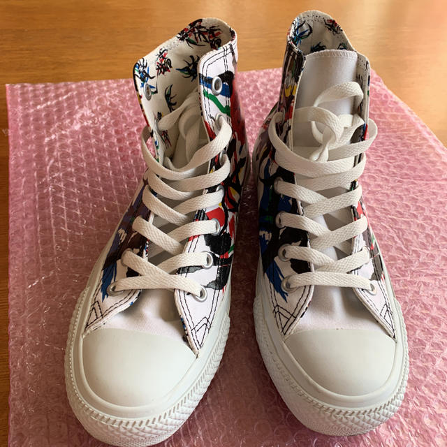 CONVERSE(コンバース)の【美品/希少】CONVERSE 岡本太郎コラボ ハイカットスニーカー 4 1/2 レディースの靴/シューズ(スニーカー)の商品写真