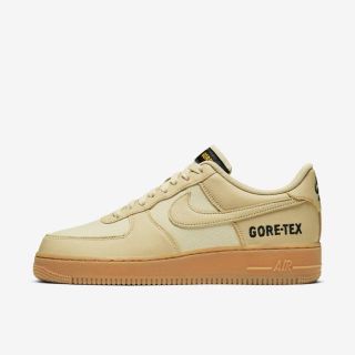 ナイキ(NIKE)のNIKE AIR FORCE 1 low Gore-Tex ゴールド 27.5㎝(スニーカー)