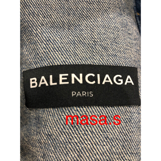 Balenciaga(バレンシアガ)のsize 48 BALENCIAGA デニムジャケット メンズのジャケット/アウター(Gジャン/デニムジャケット)の商品写真