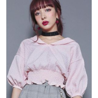 リルリリー(lilLilly)のfictiontokyo Leopard pattern blouse(シャツ/ブラウス(半袖/袖なし))