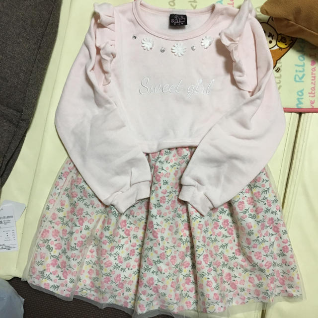 ワンピース 110 キッズ/ベビー/マタニティのキッズ服女の子用(90cm~)(ワンピース)の商品写真