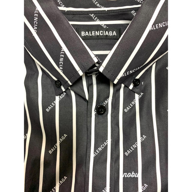 Balenciaga(バレンシアガ)の新品【 BALENCIAGA 】Logo Striped Shirt シャツ メンズのトップス(シャツ)の商品写真