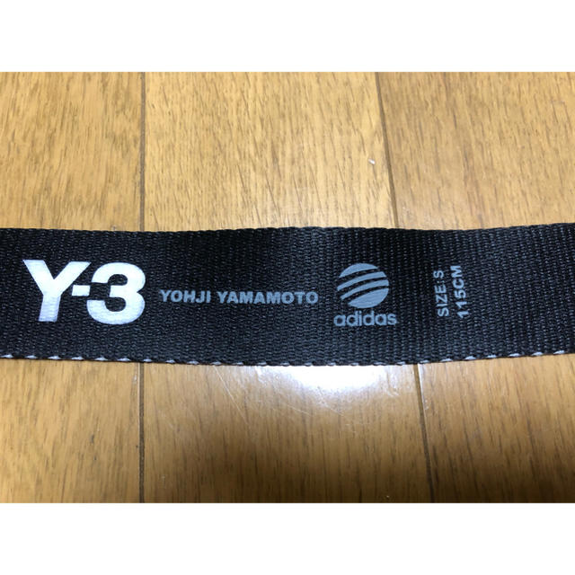 Y-3(ワイスリー)のY-3 ベルト　Sサイズ　クロ メンズのファッション小物(ベルト)の商品写真