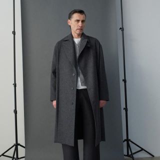 ワンエルディーケーセレクト(1LDK SELECT)の【限定SALE】スタジオニコルソン 18-19AW WOOL OVERCOAT(チェスターコート)