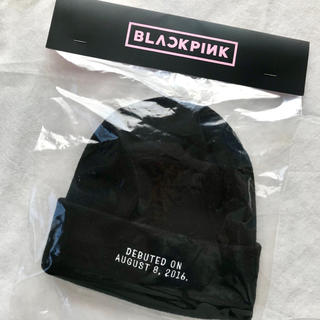 【 YG公式 】ブラック BLACKPINK ソウルコン限定 ビーニー(アイドルグッズ)
