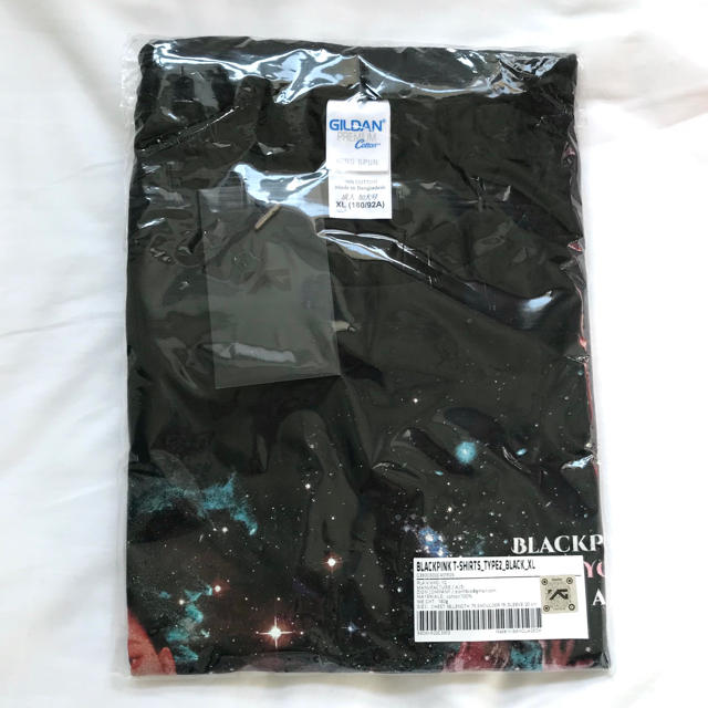 【 TYPE 2 】XLサイズ BLACKPINK Tシャツ YG公式