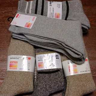 ユニクロ(UNIQLO)のユニクロ　ヒートテックパイルソックス　１０足分プラス２足　新品未使用品(その他)