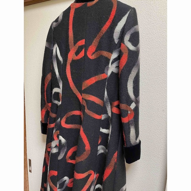 jun ashida(ジュンアシダ)の⸜❤︎⸝‍ミス.アシダ⸜❤︎⸝‍ベルベットマフラー付きロングコート✨ レディースのジャケット/アウター(ロングコート)の商品写真