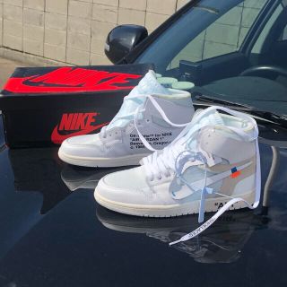 ナイキ(NIKE)のNIKE×off-white jordan1 White(スニーカー)