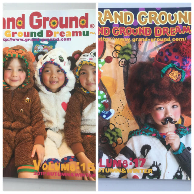 GrandGround(グラグラ)の【GRAND GROUND】グラグラ カタログ 4冊 キッズ/ベビー/マタニティのこども用ファッション小物(その他)の商品写真