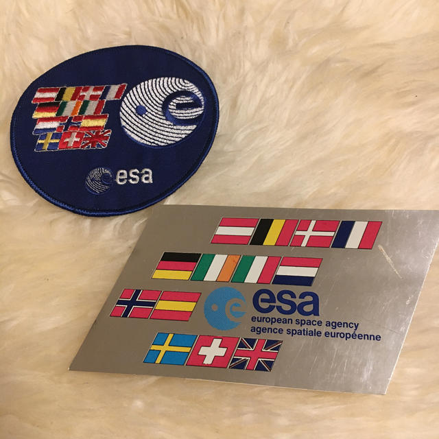 Jac  europian space agency ワッペンとシール エンタメ/ホビーのコレクション(ノベルティグッズ)の商品写真