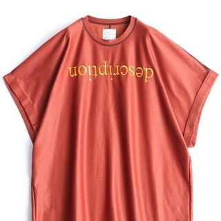 シャリーフ(SHAREEF)のShareef シャリーフ STRIPE BIG-T ビッグTシャツ オレンジ(Tシャツ/カットソー(半袖/袖なし))