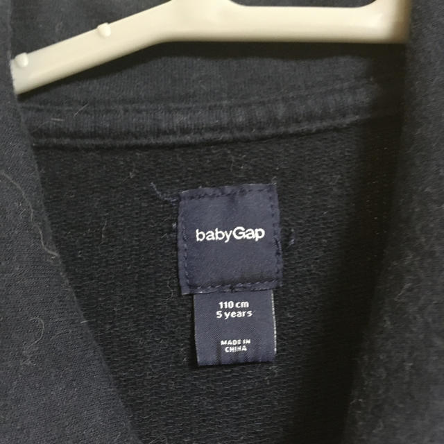 babyGAP(ベビーギャップ)のBaby GAP 110cm スウェット生地 カーディガン キッズ/ベビー/マタニティのキッズ服男の子用(90cm~)(カーディガン)の商品写真