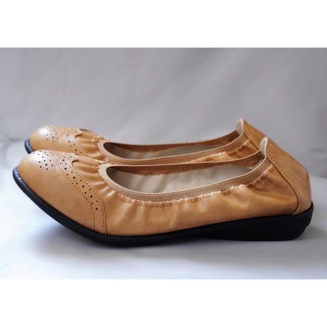 FELISSIMO(フェリシモ)の25cm くにゃっプス バレエシューズ レディースの靴/シューズ(バレエシューズ)の商品写真