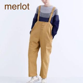 メルロー(merlot)のmerlot サロペット【美品】(サロペット/オーバーオール)