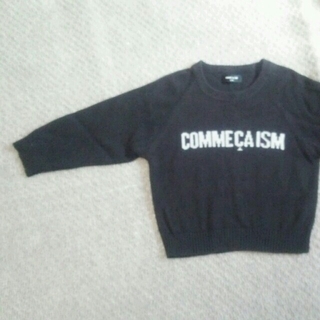 コムサイズム(COMME CA ISM)のコムサ 黒セーター(ニット)
