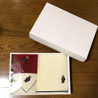 ラルフローレン(Ralph Lauren)のラルフローレン フラッグベア タオルセット(タオル/バス用品)