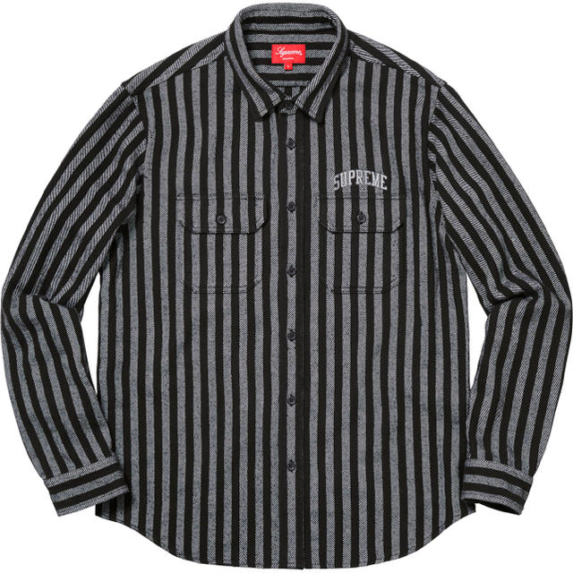 Supreme - Supreme Stripe Heavyweight Flannel ネルシャツの通販 by SH2017's shop