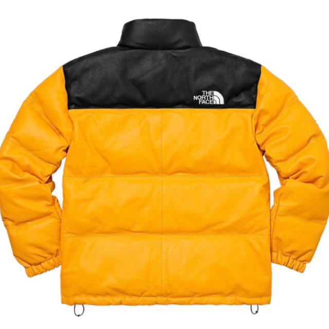 Supreme(シュプリーム)のSupreme  north face leather nuptse M メンズのジャケット/アウター(ダウンジャケット)の商品写真